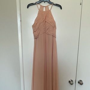 AZAZIE floor length pink dress